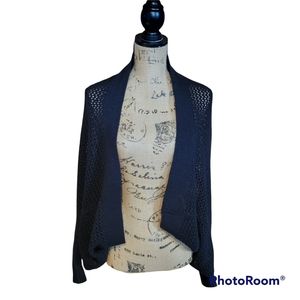 NWT Demdaco sweater Shrug Cardigan- Jet Black